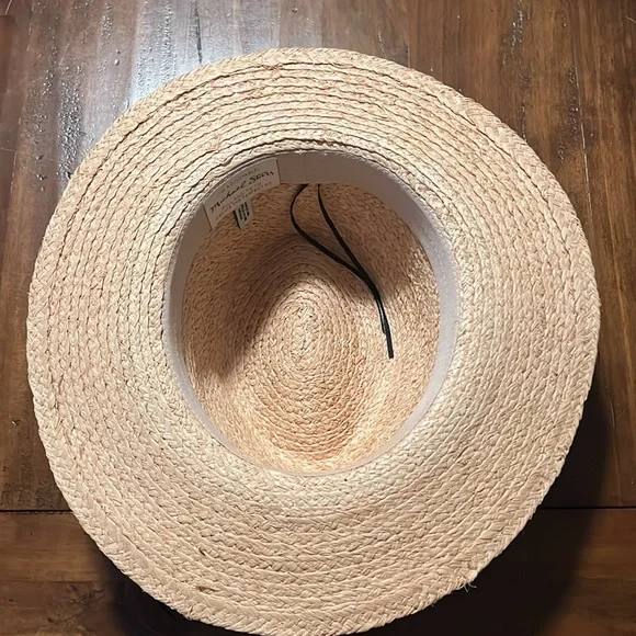 Michael Stars Pom Pompeii Wide Brim Adjustable Hat - Picture 6 of 7